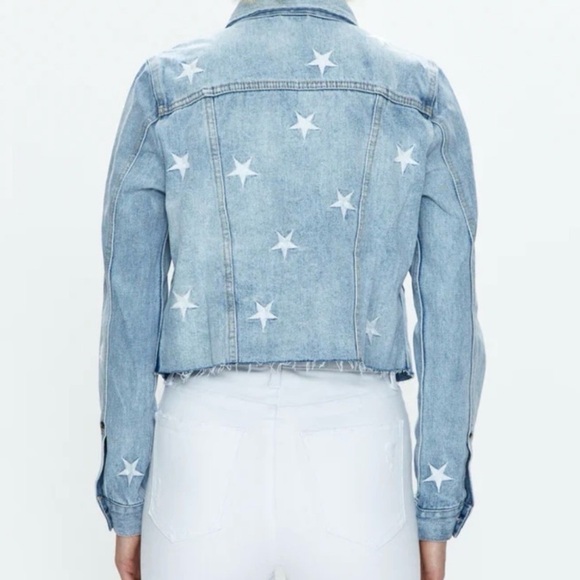 Pistola - Star Embroidered Denim Jacket - Small - Picture 2 of 10